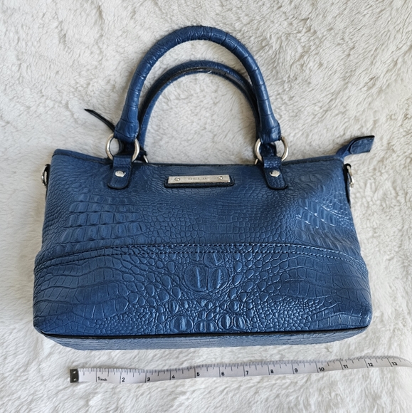 Relic Blue Vegan Croc Handbag - Picture 8 of 10